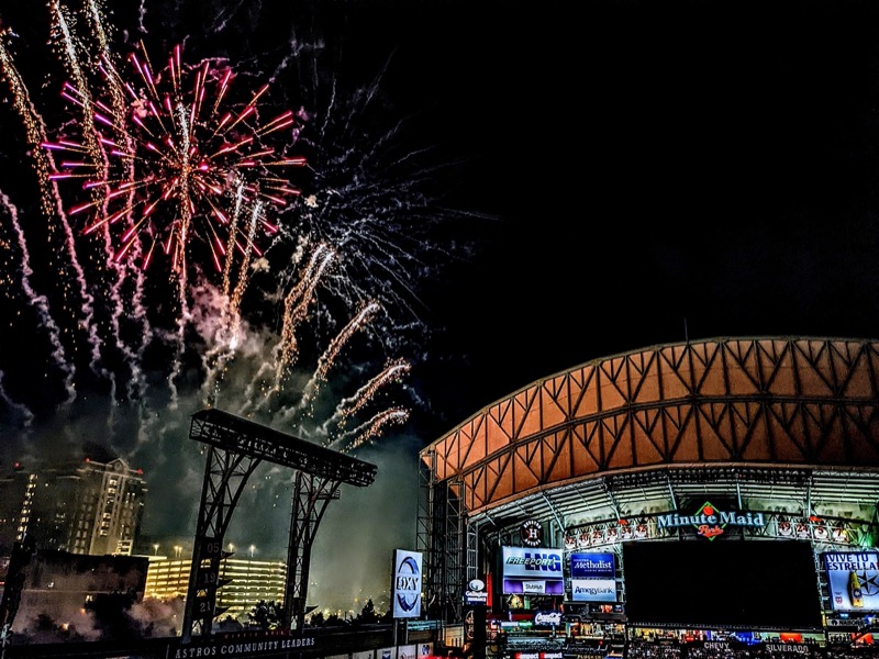 Minute Maid Park fireworks